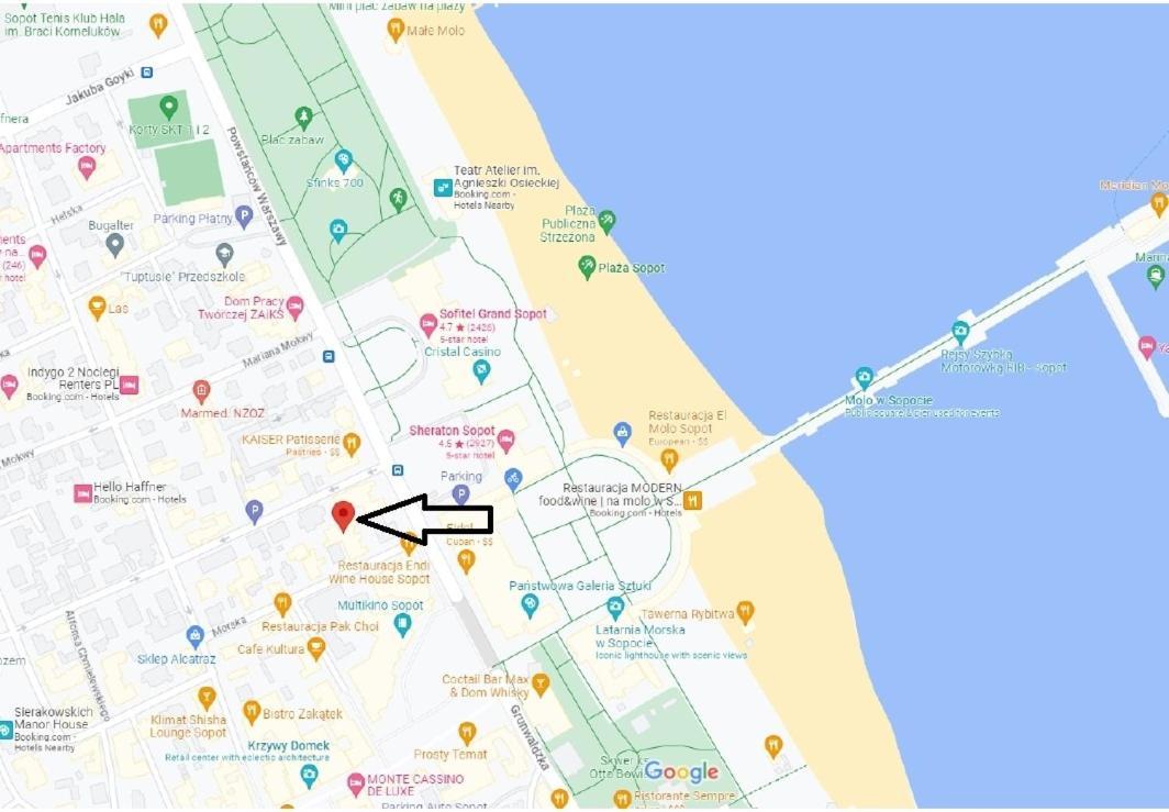 Hello Apartments Sopot Przy Molo 200 M Do Plazy Zewnętrze zdjęcie